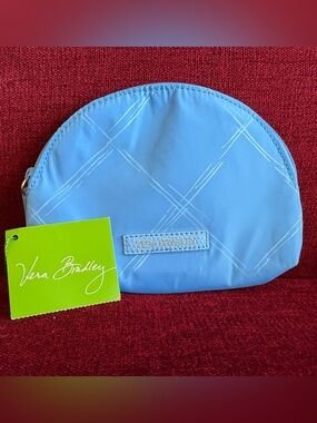New with Tags Vera Bradley Preppy Poly Mini Cosmetic Bag